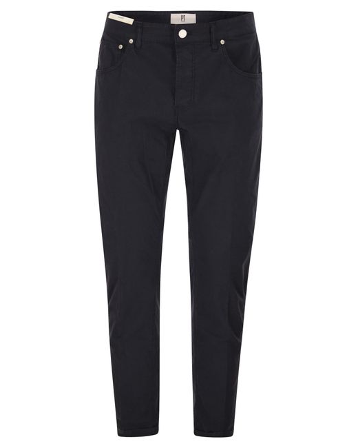 PT Torino Blue Five Pocket Trousers