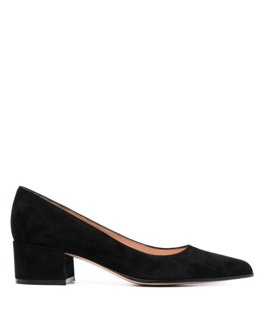 Gianvito Rossi Black Slip-On Pumps