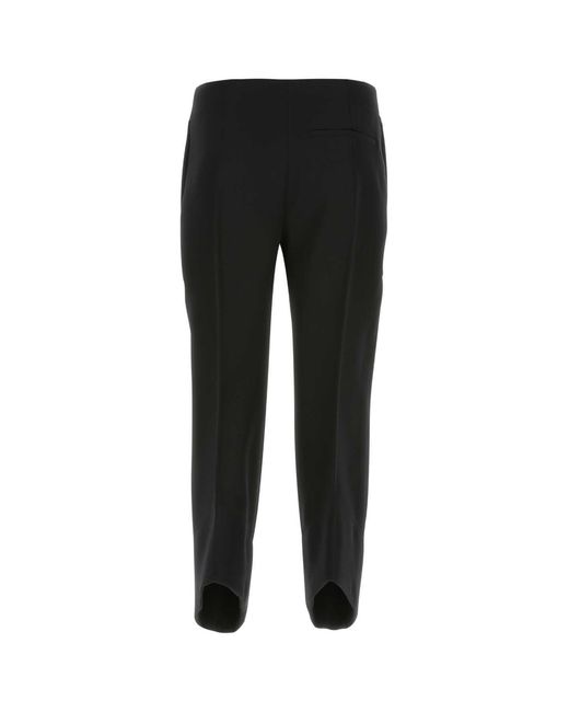Bottega Veneta Black Curved Shape Pant