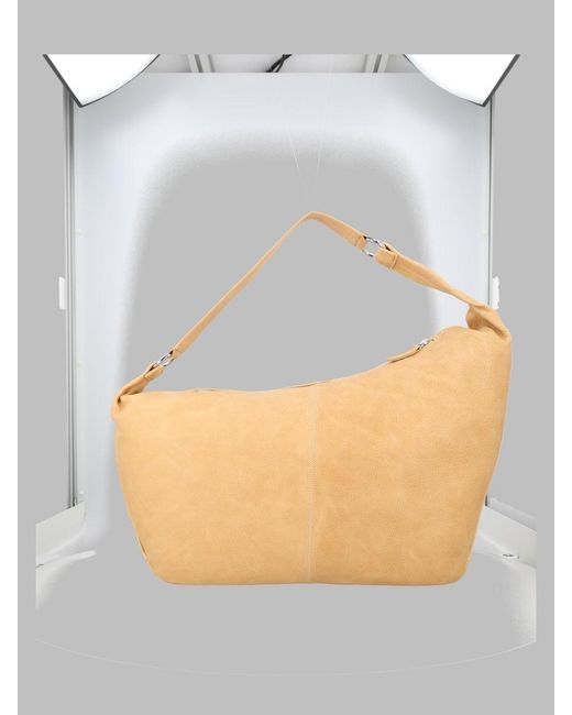 Paloma Wool Gray Mini Leather Shoulder Bag