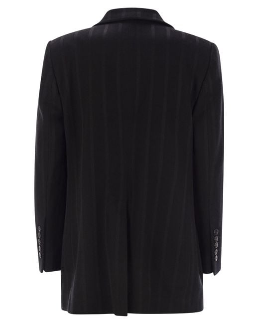 SAULINA Black Antonia Single Breasted Jacket