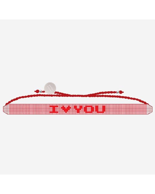 Sorbet Island Red Glass Pearl Bracelet