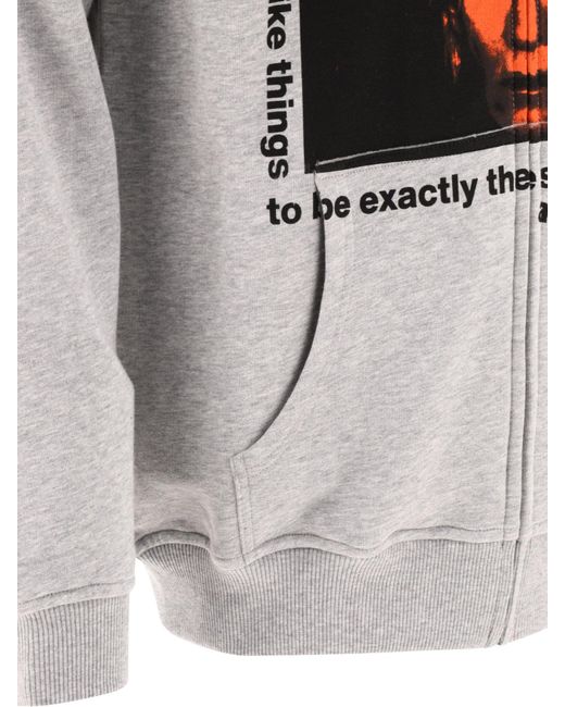 Camicia Comme des Garçons "Andy Warhol" con cappuccio con zip di Comme des Garçons in Gray da Uomo