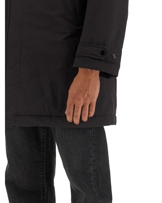 Woolrich Black Reversible Nylon Jacket
