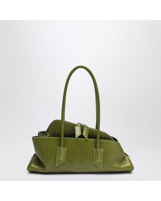 The Attico Green La Passeggiata Small Bag