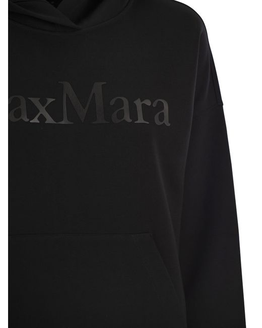 Max Mara Palmira Jersey Hoodie in het Black