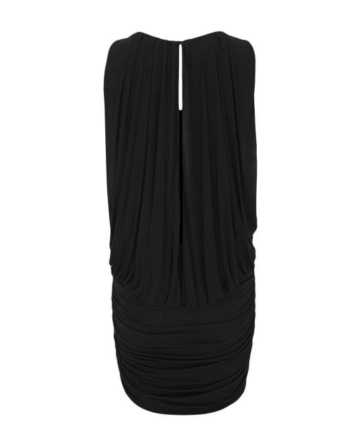 Saint Laurent Black Short Jersey Dress