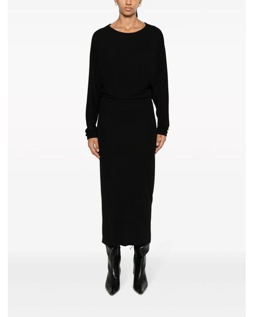 Khaite Black Trina Dress