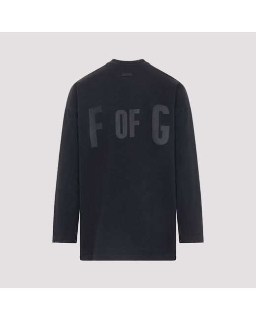 Fear Of God Blue F Of G" Ls Tee