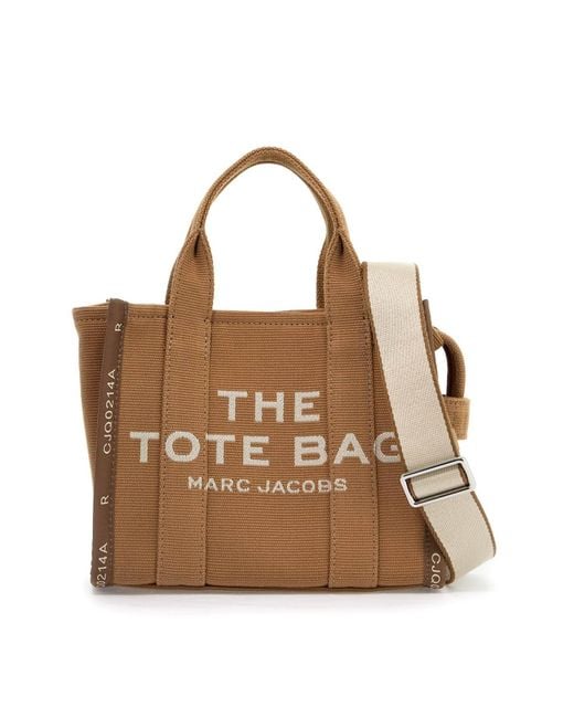 Marc Jacobs Brown Der Jacquard Small Tote Bag