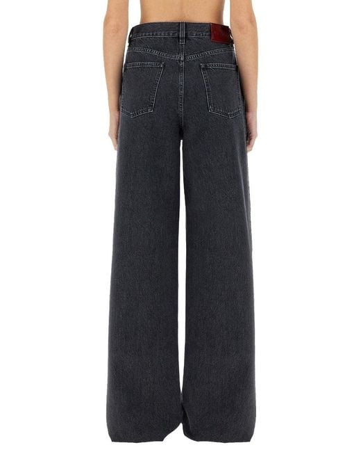 Gucci Black Wide Leg Denim Pants
