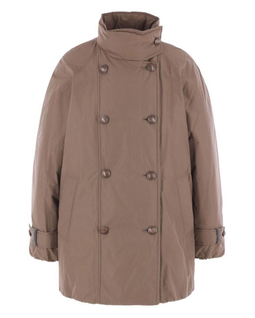 Brunello Cucinelli Brown Short Down Jacke