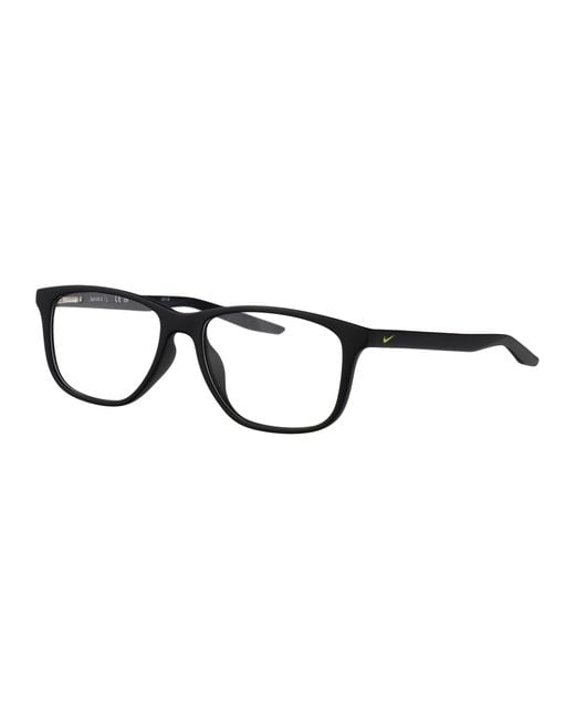 Nike Black Rectangular Optical 5019 003