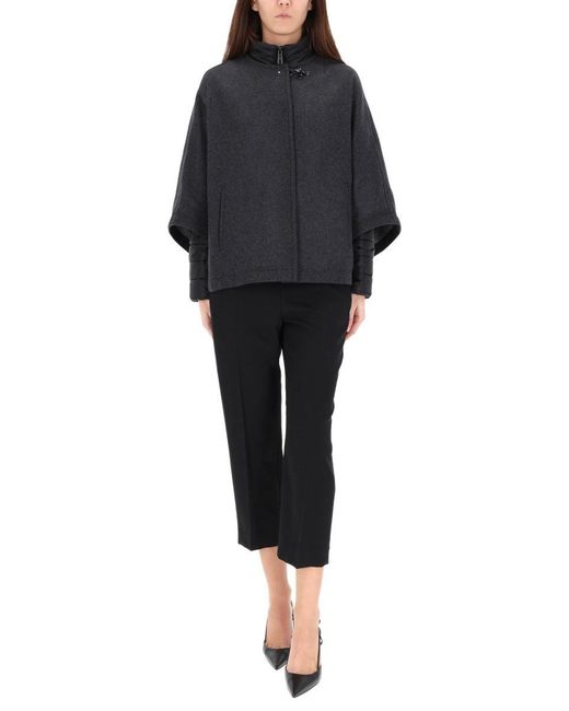 Fay Black "double Face" Cape