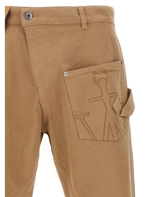 J.W. Anderson Natural Twisted Workwear' Pants for men
