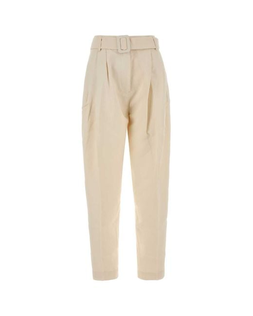 Co. Natural Pleated Pant