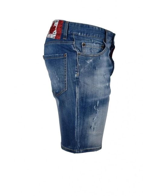DSquared² Blue Marine Short for men