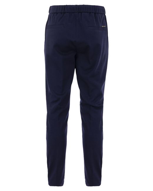 Pantalon de jogger en coton technique Peserico pour homme en coloris Blue