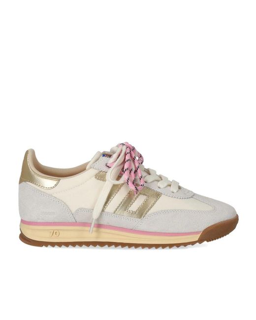 Back70 White Jogger Cream Sneaker