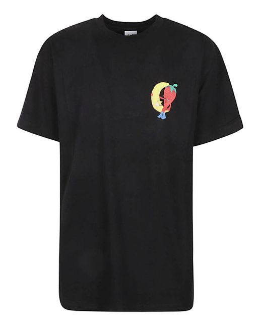 Sky High Farm Black Logo Cotton T Shirt for men