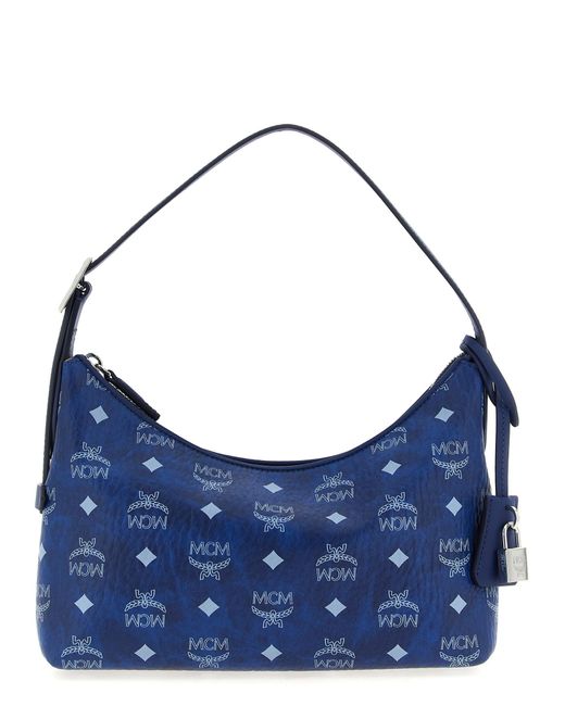 'Aren Hobo' pequeño hombro MCM de color Blue