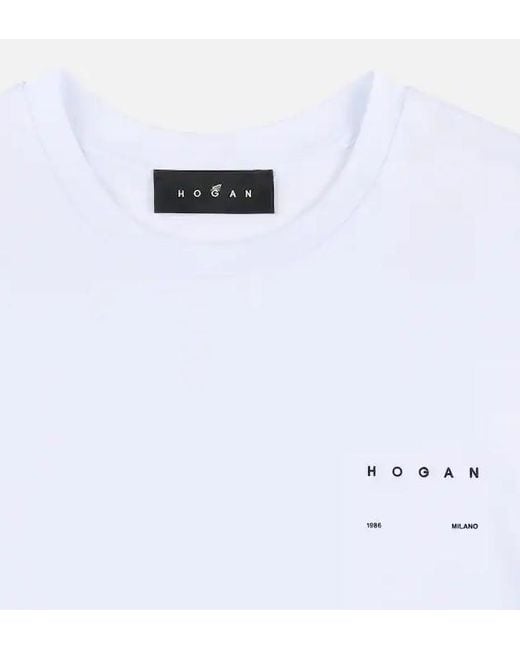 Hogan White Boxy T Shirt