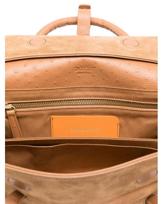 Zanellato Brown Dotta Baby Leather Handbag