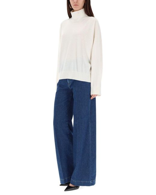 PT Torino Blue Cotton-Blend Jeans