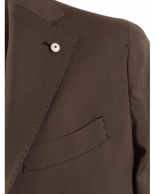 LBM 1911 LUBIAM Brown Giacca Drop S