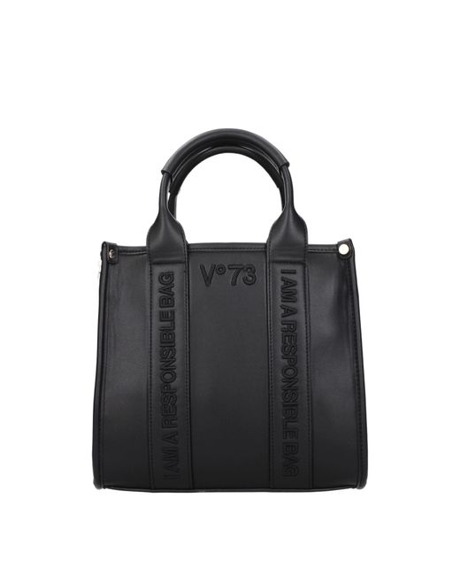 V73 Black Hand Bags Eco Leather