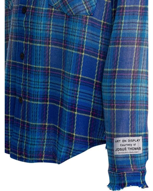 GALLERY DEPT. Blue "Marley Flannel" Shirt for men
