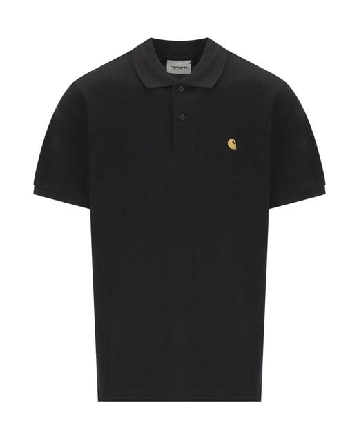 Carhartt Black S/S Chase Pique Polo Shirt