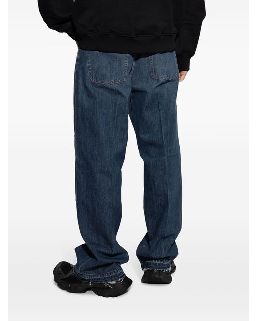 Vaqueros Rectos Helmut Lang de hombre de color Blue