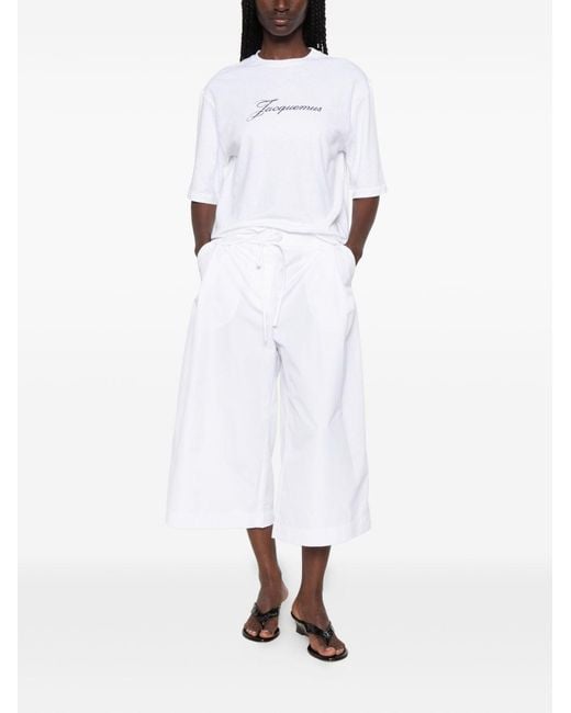 Jacquemus White Logo T-Shirt