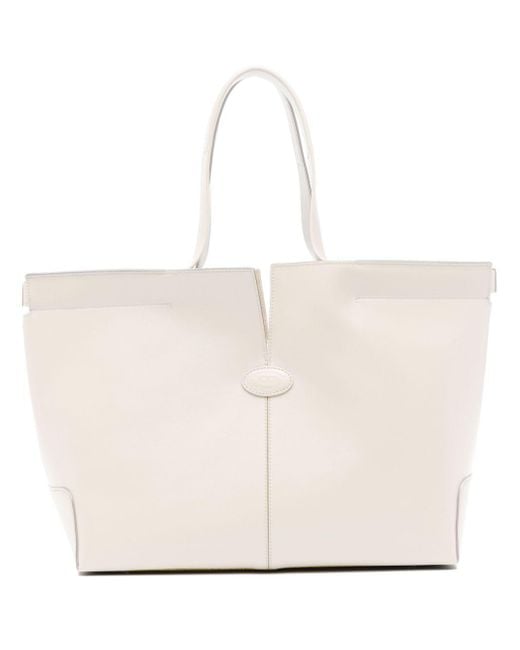 Tod's Boodschappentas Door Tas Folio in het Natural