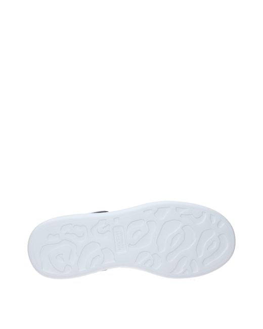 Alexander McQueen Sneakers übergroße Männer Leder weiß/schwarz in White für Herren