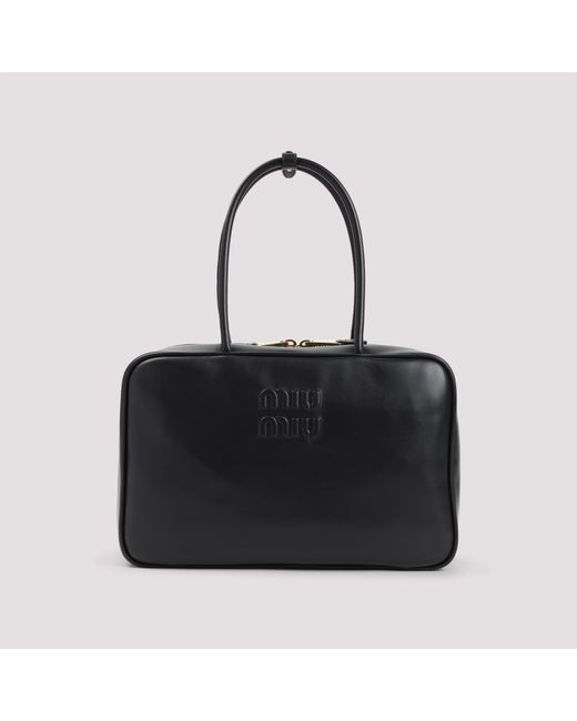 Miu Miu Black Beau Shoulder Bag