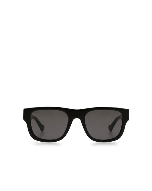 Gucci Black Squared Sunglasses for men