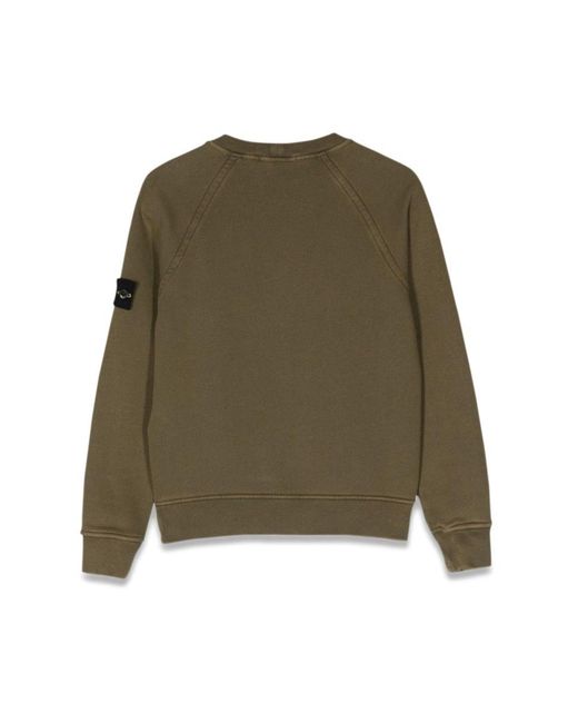 Stone Island Green Crewneck Sweatshirt
