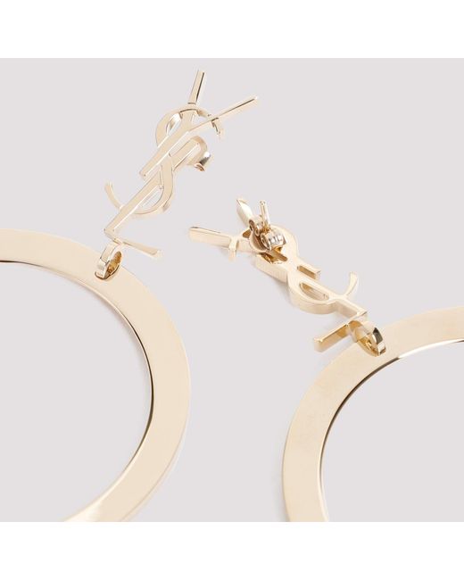 Saint Laurent Pink Earrings Cassandre
