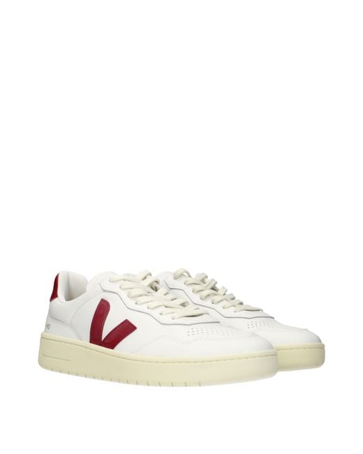 Veja Pink Sneakers/Marsala Leather for men