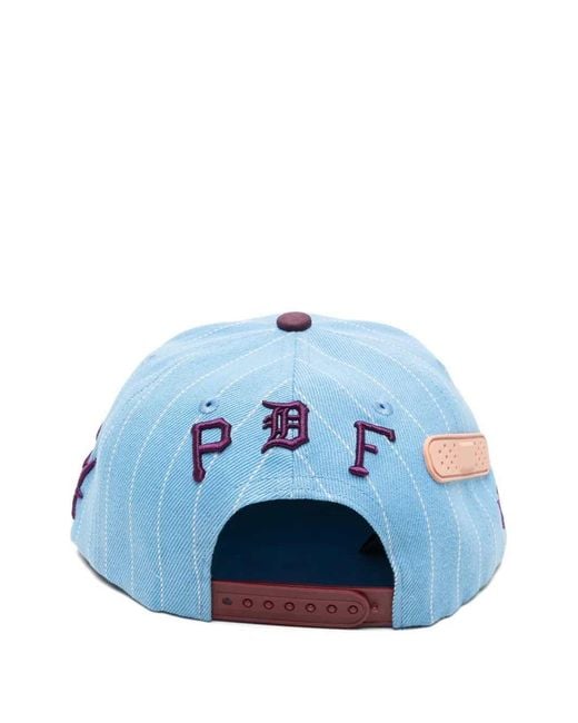 PDF Blue Striped Baseball Cap