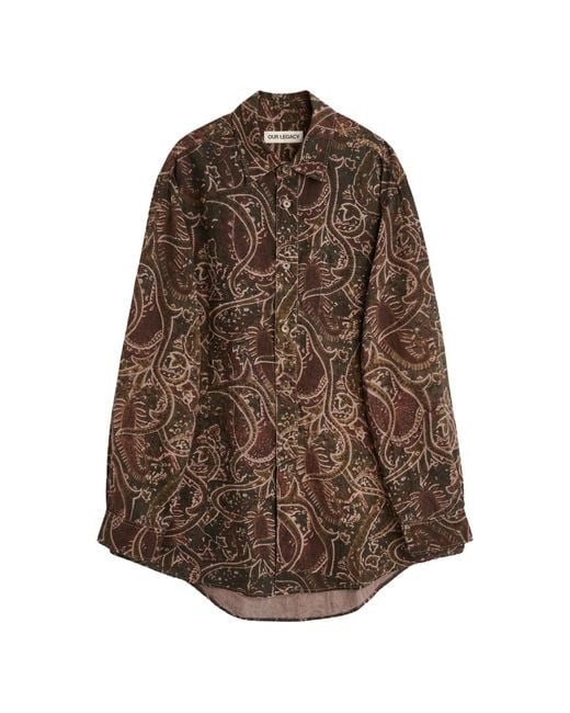 Our Legacy Brown Vast Shirt