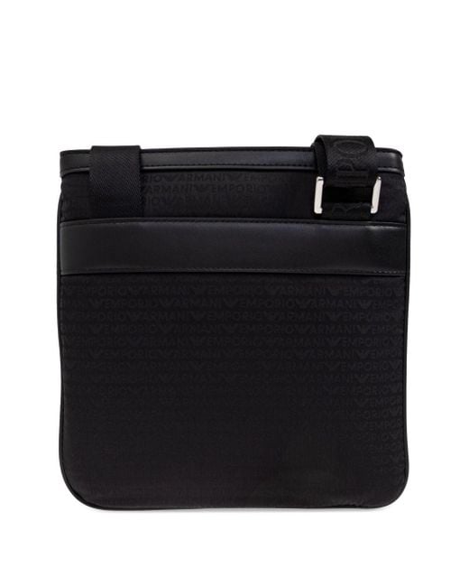 Emporio Armani Nylon Crossbody Bag in Black für Herren