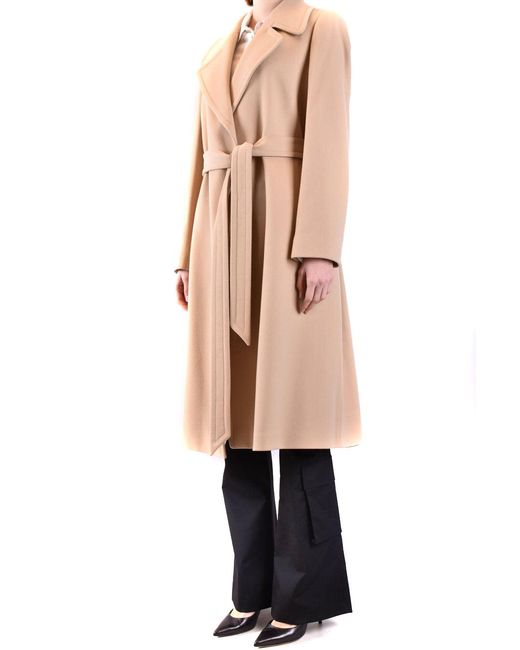 Tagliatore 0205 Natural Molly Wool & Cashmere Robe Coat