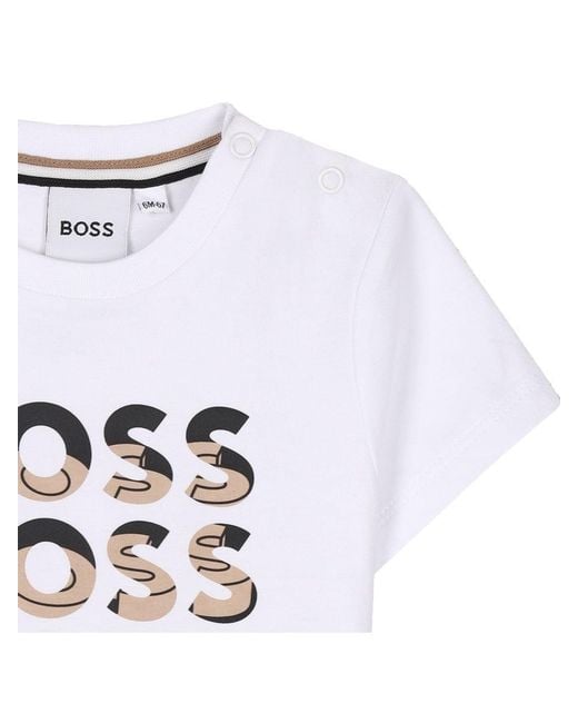 Boss White T Shirts