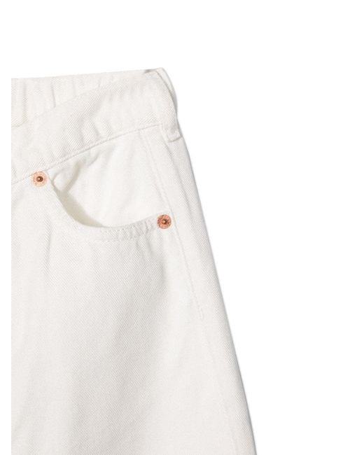 MM6 by Maison Margiela White Pantaloni