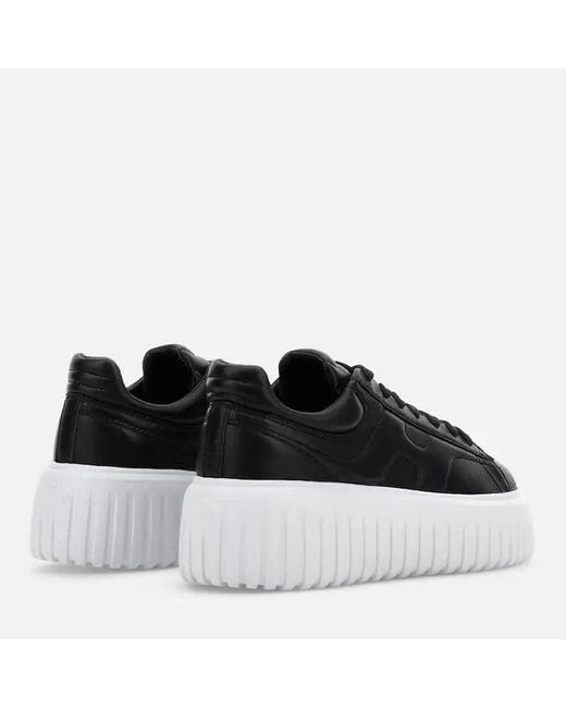 Hogan Black E H-Stripes Sneaker