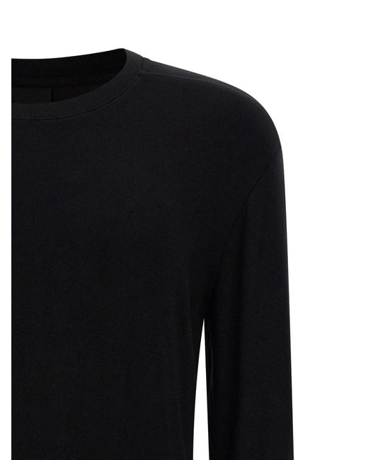 Thom Krom Langarm T -Shirt in Black für Herren