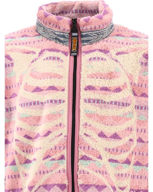 Kapital Pink Ashland Fleece Jacket for men